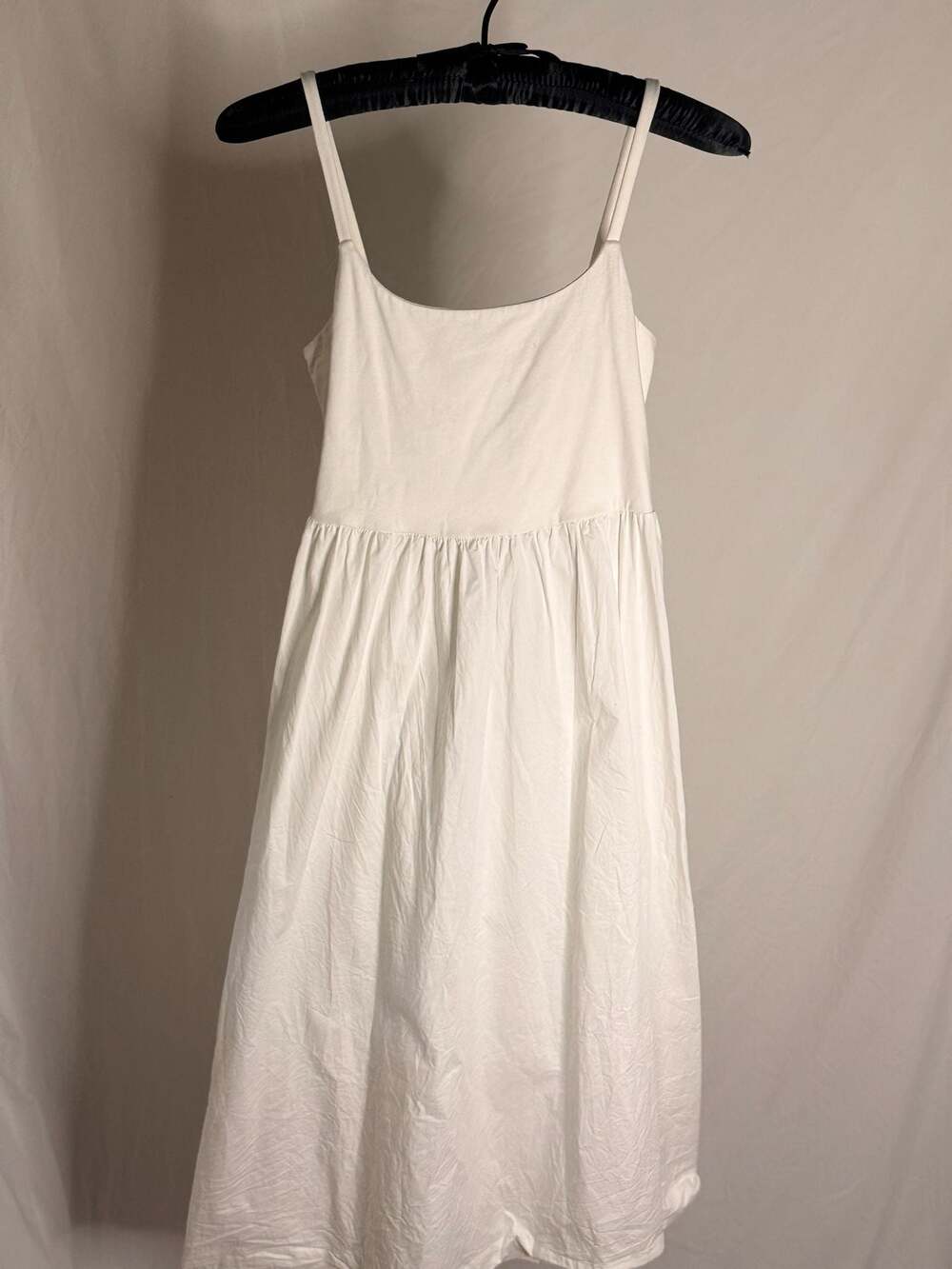 Old Navy White Sleeveless Midi Dress Size M